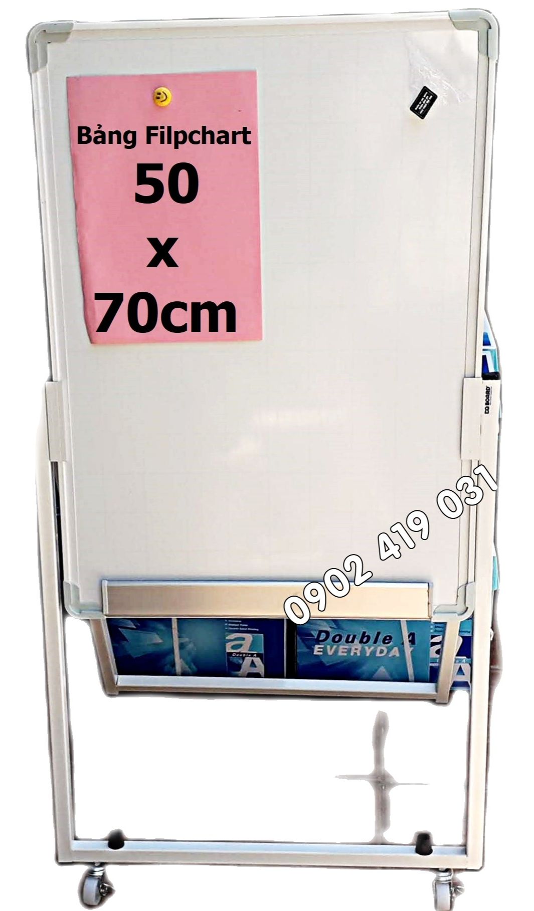 Bảng Flipchart Chân Gấp DQ Board 50x70cm