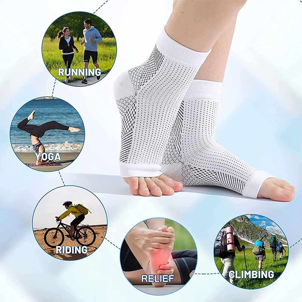 Curated visual reference: Fresh Look at Parchment Lace 1Pair Neuropathy Socks Ankle Compression Socks Men