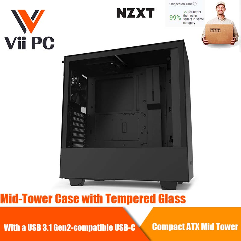 nzxt h510 compact atx mid tower