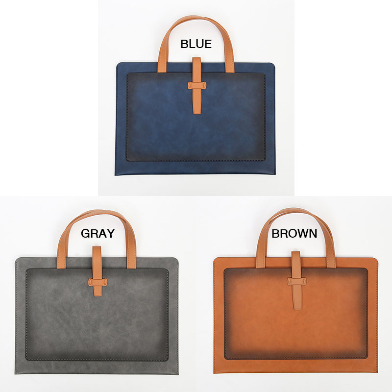 C&K Large capacity briefcase business document bag portable waterproof commuter bag handheld document bag