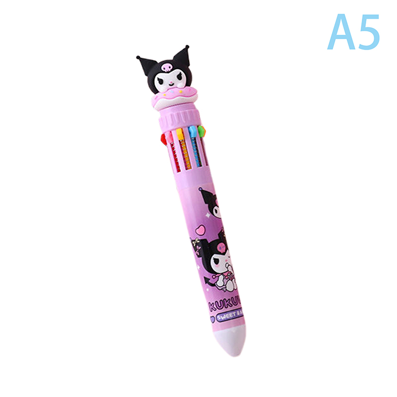 Sanrio%20Press%20Ten%20Color%20Ballpoint%20Pen%20Cartoon%20Kawaii%20Kuromi%20Multi-color%20Students%20Gel%20Pen%20Melody%20Sanrio%20Stationery%20Write%20Cute%20Pens%20-%20Image%209