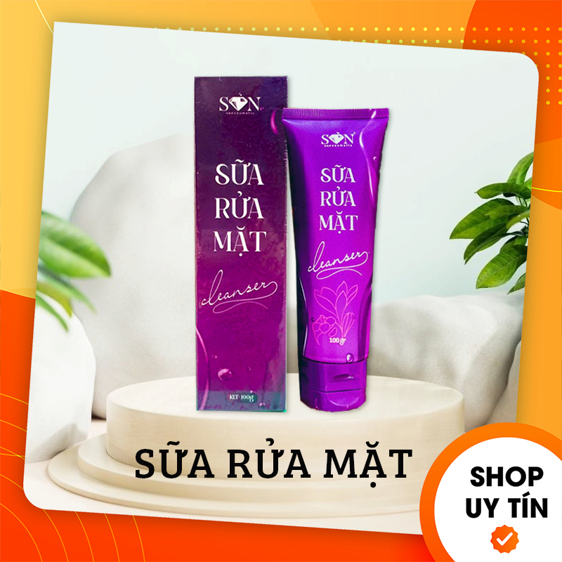 Sữa rửa mặt cleanser son cosmetic phiên bản mới