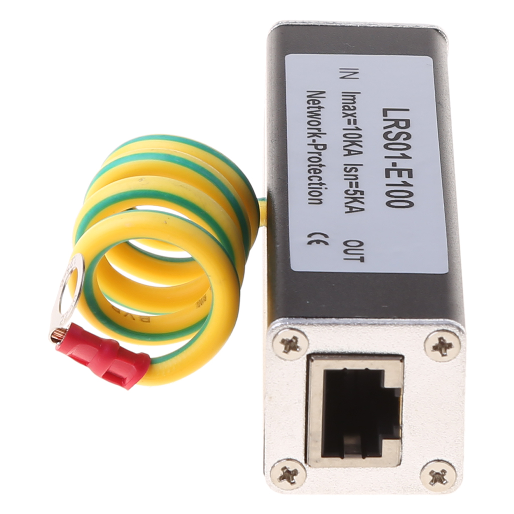 Mạng RJ45 giám sát thiết bị máy ảnh cho sét bảo vệ chống đột biến điện