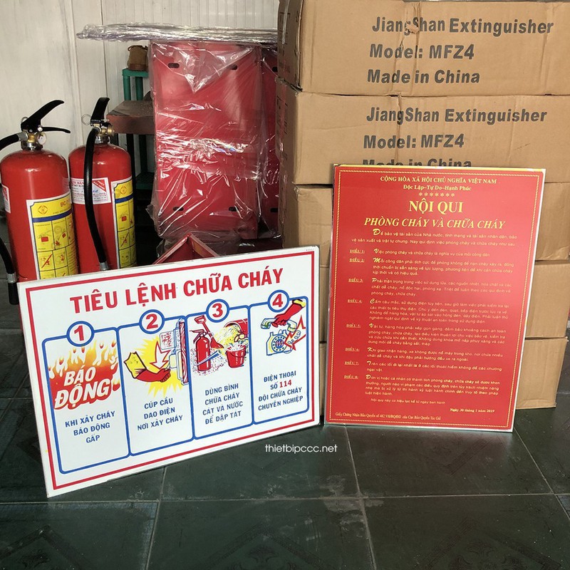 Bộ Nội Quy Và Tiêu Lệnh Pccc