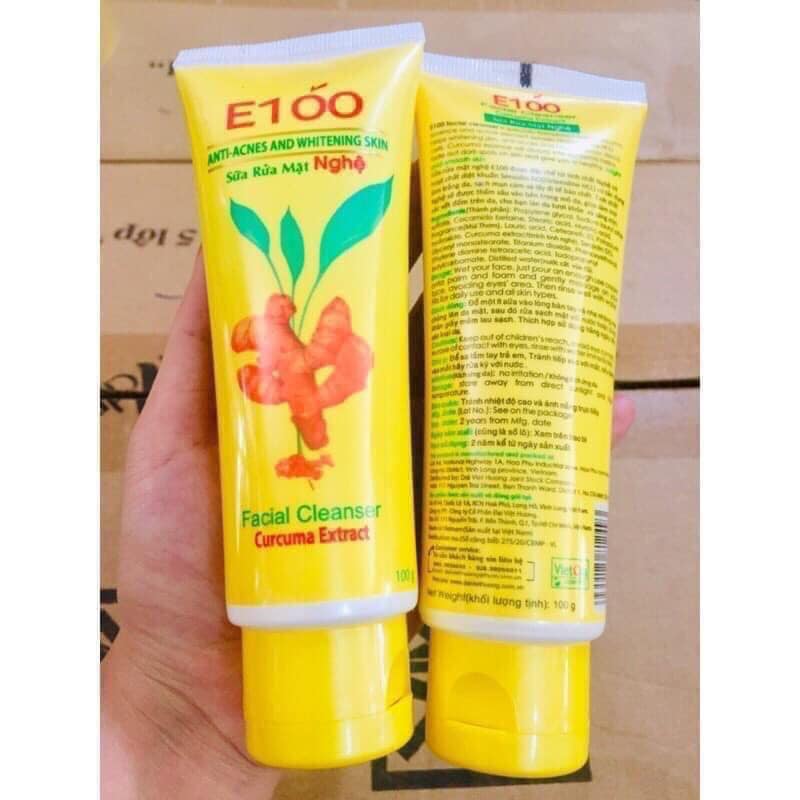 Sữa rửa mặt Nghệ E100