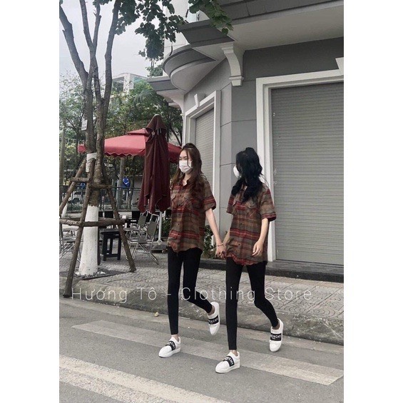ÁO SƠ MI KẺ 2 TÚI PM 66