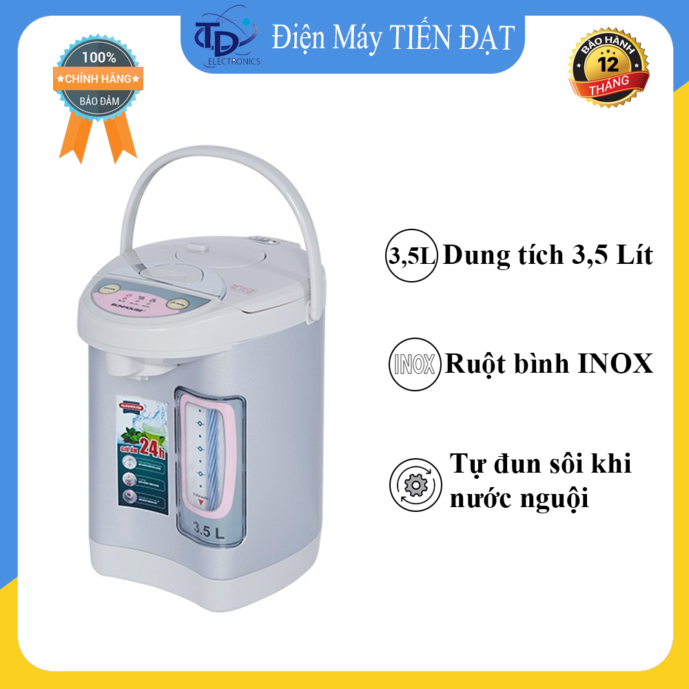 Bình thủy điện sunhouse sh 1535 3.5 lít