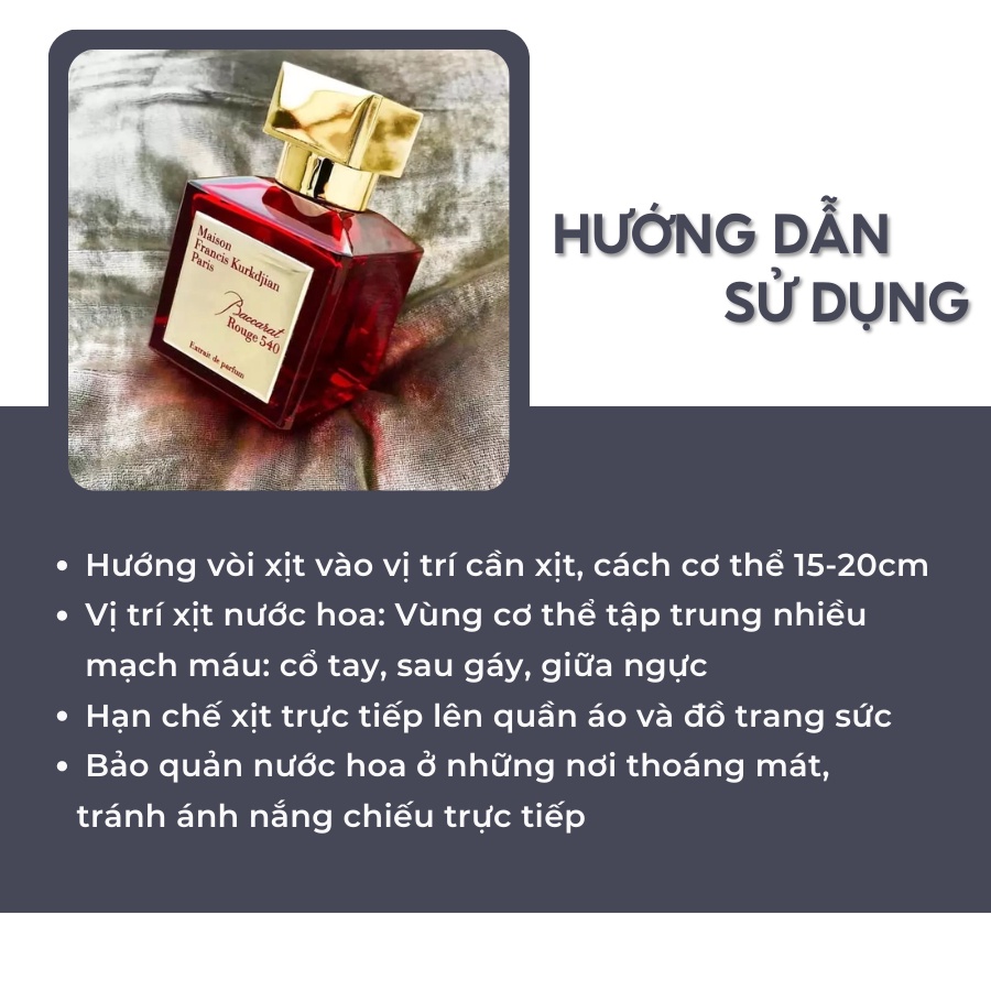 Nước Hoa Maison MFK Baccarat Rouge 540 Extrait De Parfum 70ml