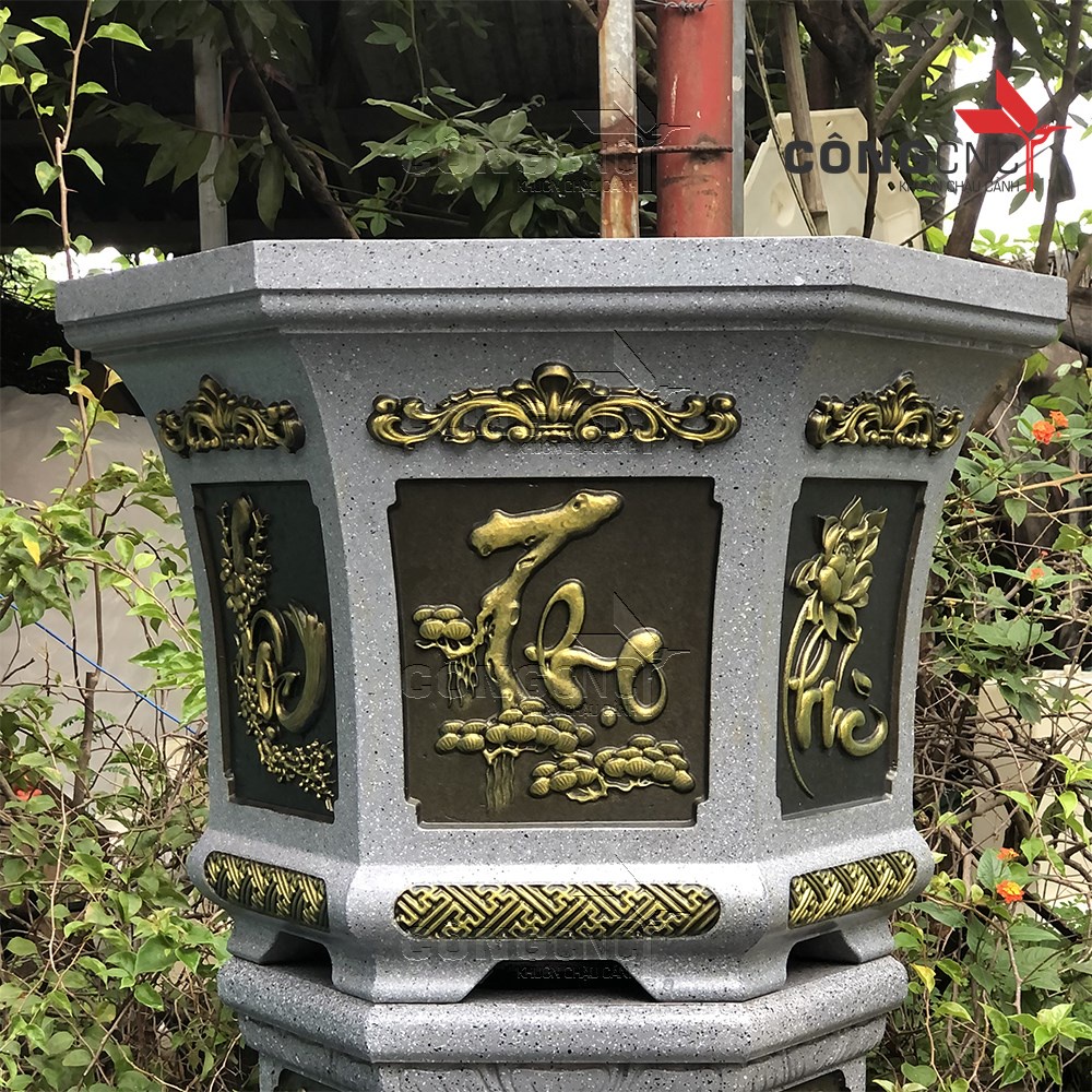 Khuôn đúc chậu lục giác 58 (Không chân đôn)