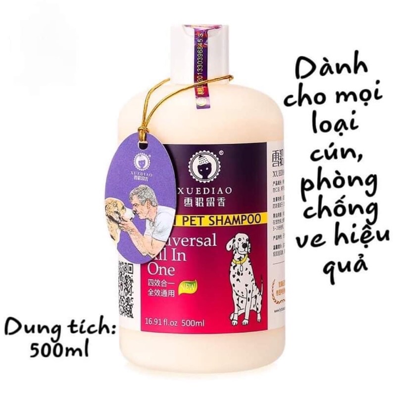 Sữa tắm dành cho cún lông trắng Xuediao