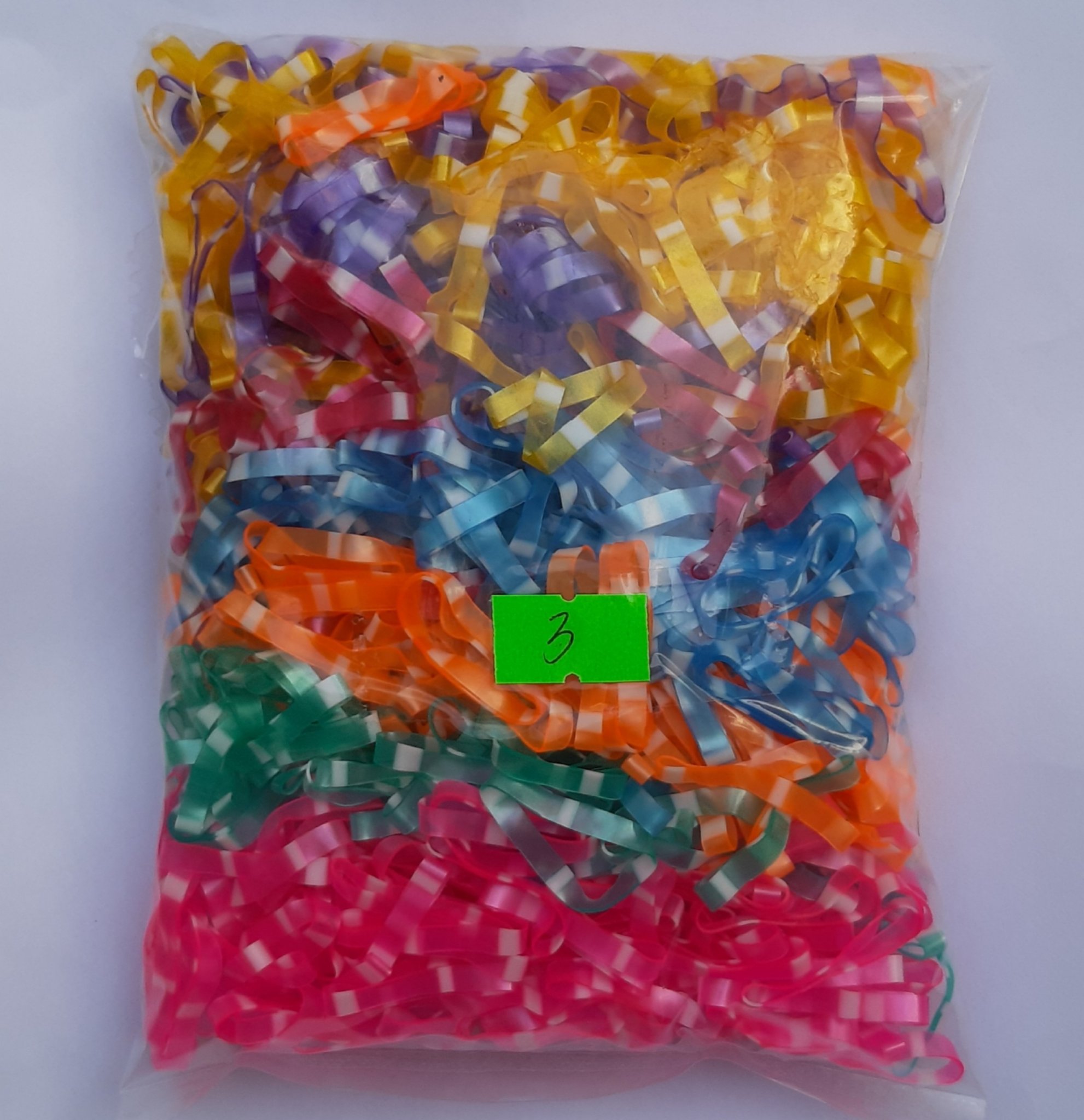 Túi 50g thun (chun) cột tóc Nhiều Màu Size Trung ( số 03)