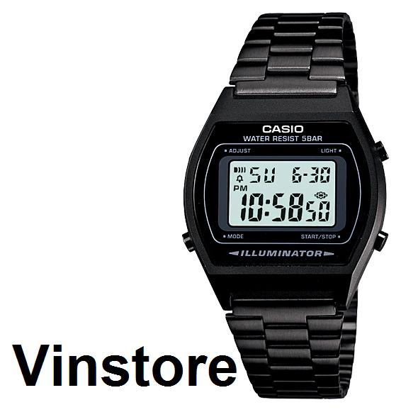 casio vintage black watch