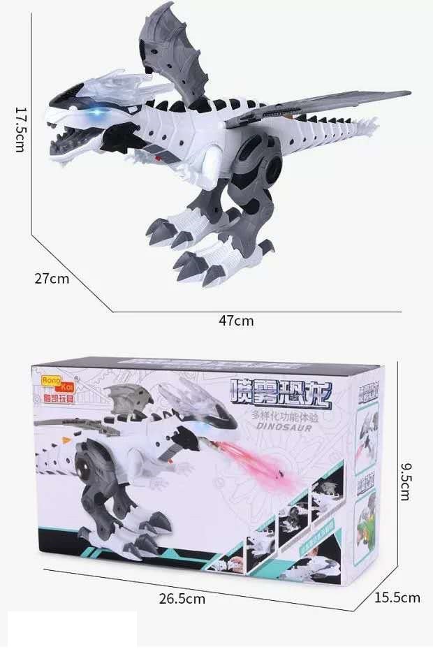 [HCM]Khủng Long Robot Phun Khói - Lửa Điện Sử Dụng Pin