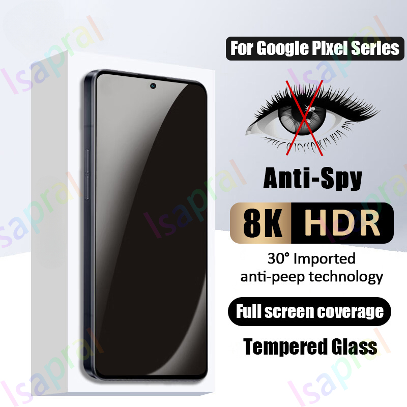 Tempered Glass Screen Protector For Google Pixel 1-8 Pro - 9H Hardness Anti-Scratch Full Coverage