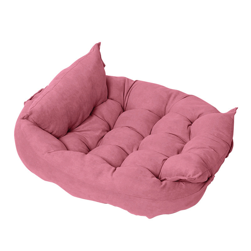 pink donut bed