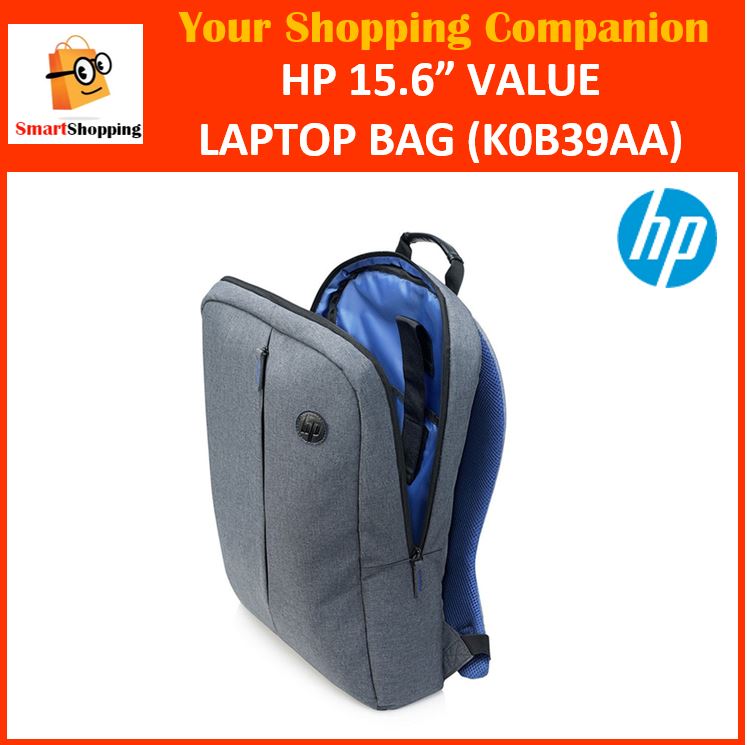 SG Stock] HP BACKPACK K0B39AA (Grey) Laptop Bag Notebook Carrier