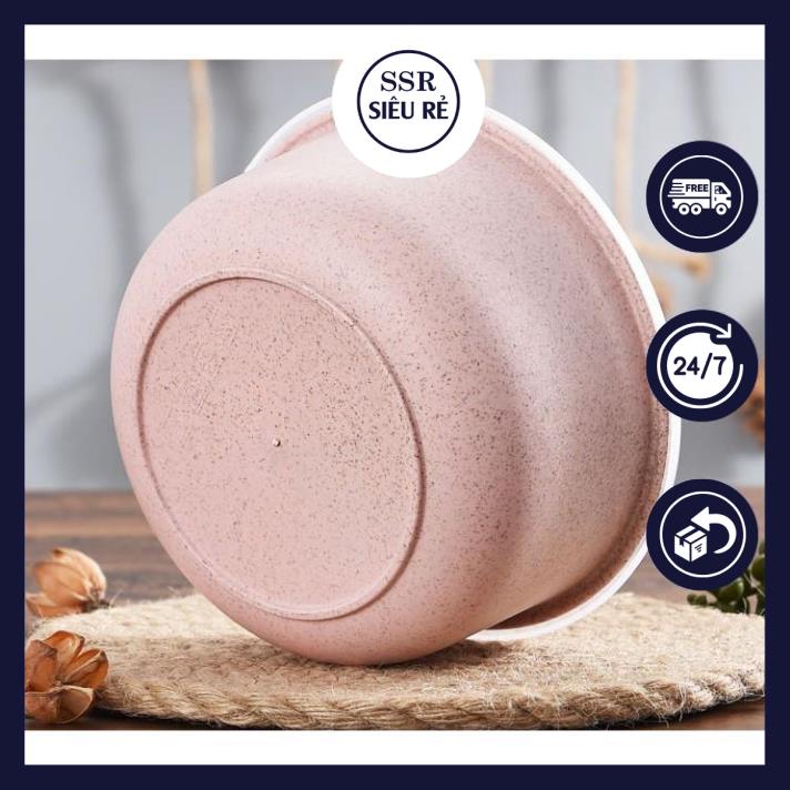 (BH12T) Bộ 3 Cái Tô Lúa Mạch Có Nắp Đậy Bộ 3 Hộp Cơm