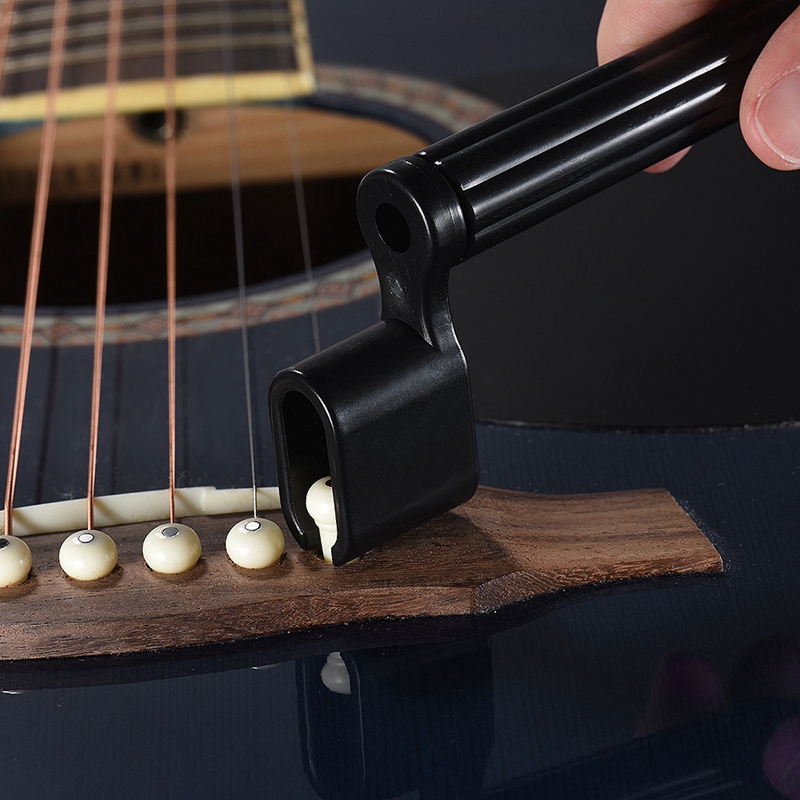 3Pcs Guitar Repair Maintenance Tool Guitar String Winder, Guitar Bridge Pins Puller Peg Remover, Guitar String Cutter Plier Wire Puller