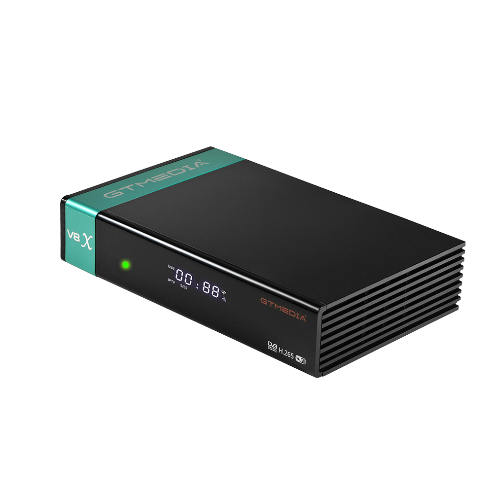 Digital Salite Receiver V8X H265 DVB-S2/S2X Built-in 2.4G WIFI GTmedia Decoder