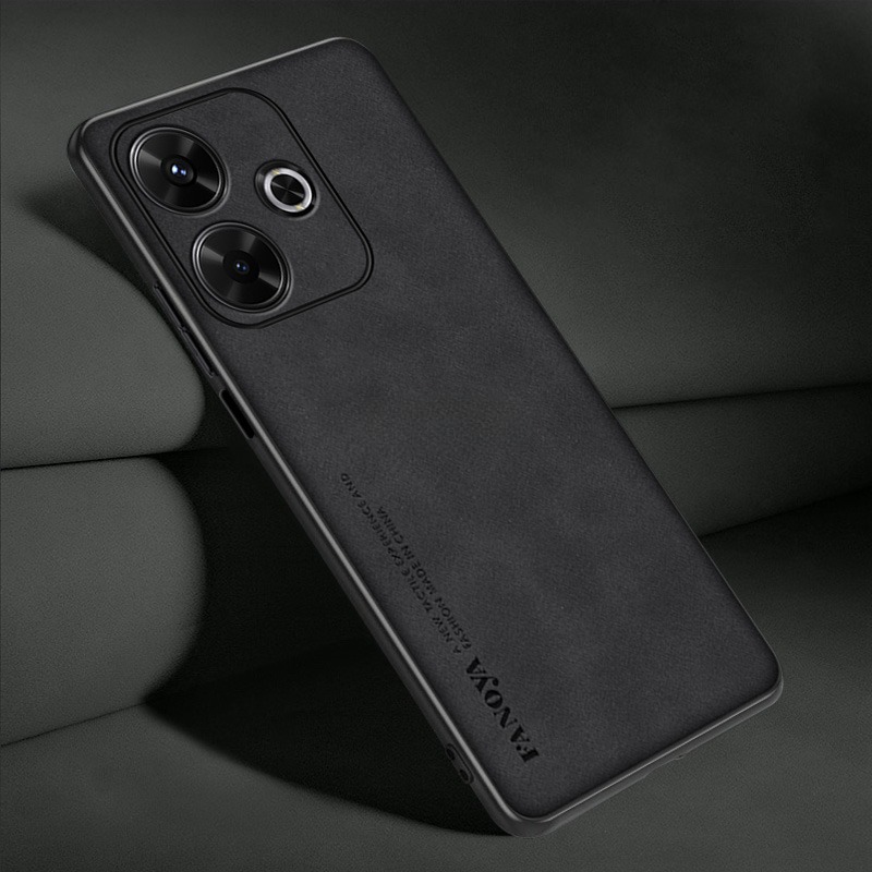 Phone case For Xiaomi Poco M6 / Poco F6 Case Back cover Fluff Hard Cortex Plush Cover with Soft Frame Anti-knock stand Holder For Redmi 13 Note 13 Pro Cover cases. 