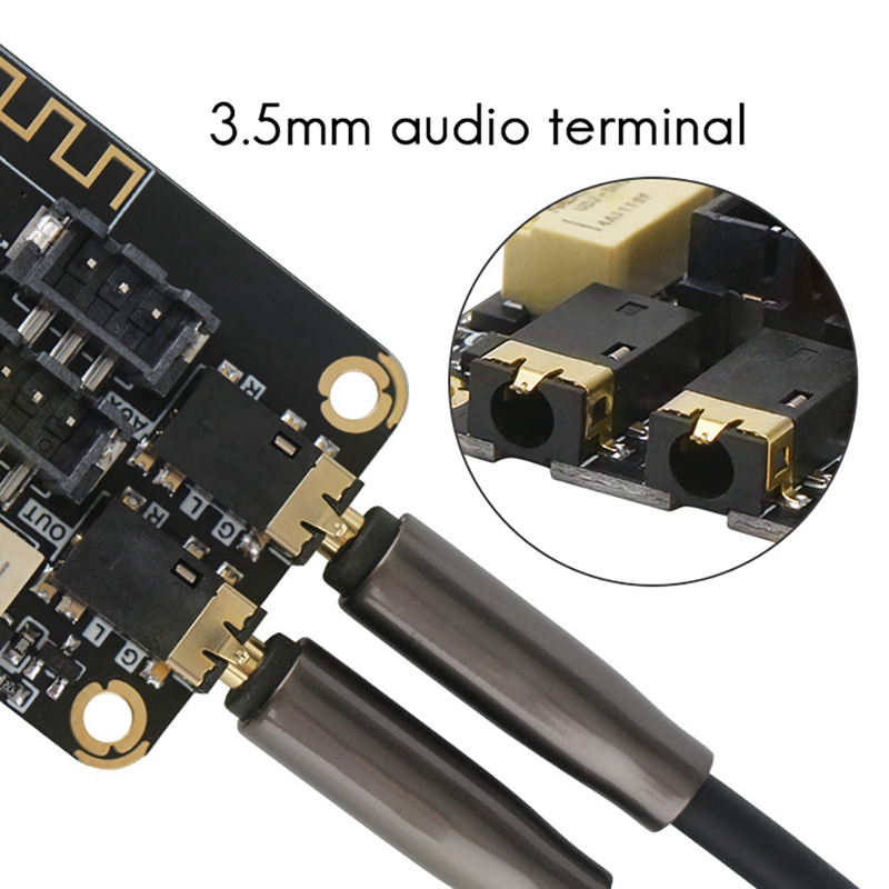 LQSC Bluetooth Decoder Board for AUX Input Diy Modified Speaker Audio MP3 Stereo Audio Receiver Module
