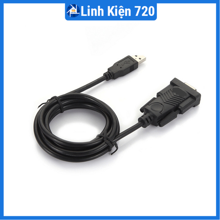 Cáp chuyển đổi USB to com RS232 chất lượng cao ( đen )