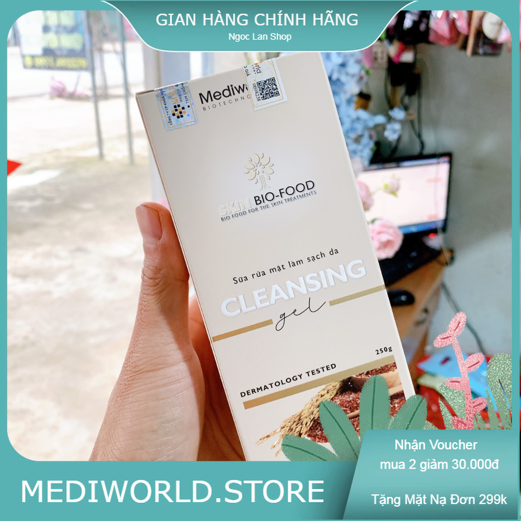 Sữa rửa mặt bio cleansing gel bio-food mediworld