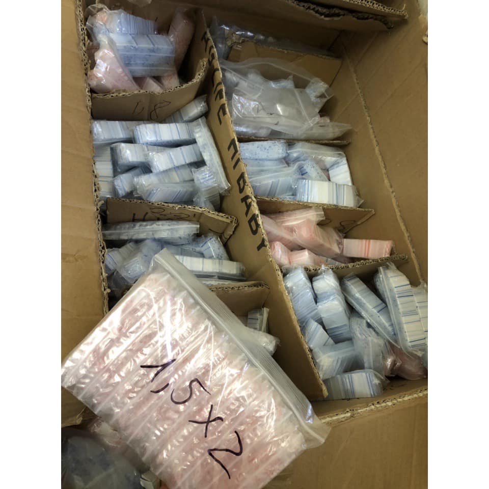 túi zip size nhỏ 100 túi