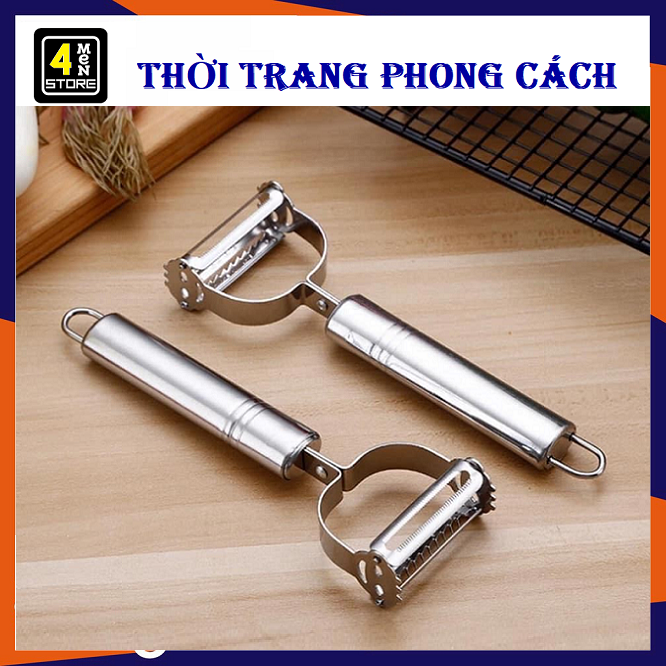 Dụng Cụ Gọt, Bào Sợi Rau Củ Quả inox Đa Năng - Dao Gọt Vỏ Bào Sợi Rau Củ Quả Đa Năng Bằng Inox ⚡ Tjll Tjll ⚡