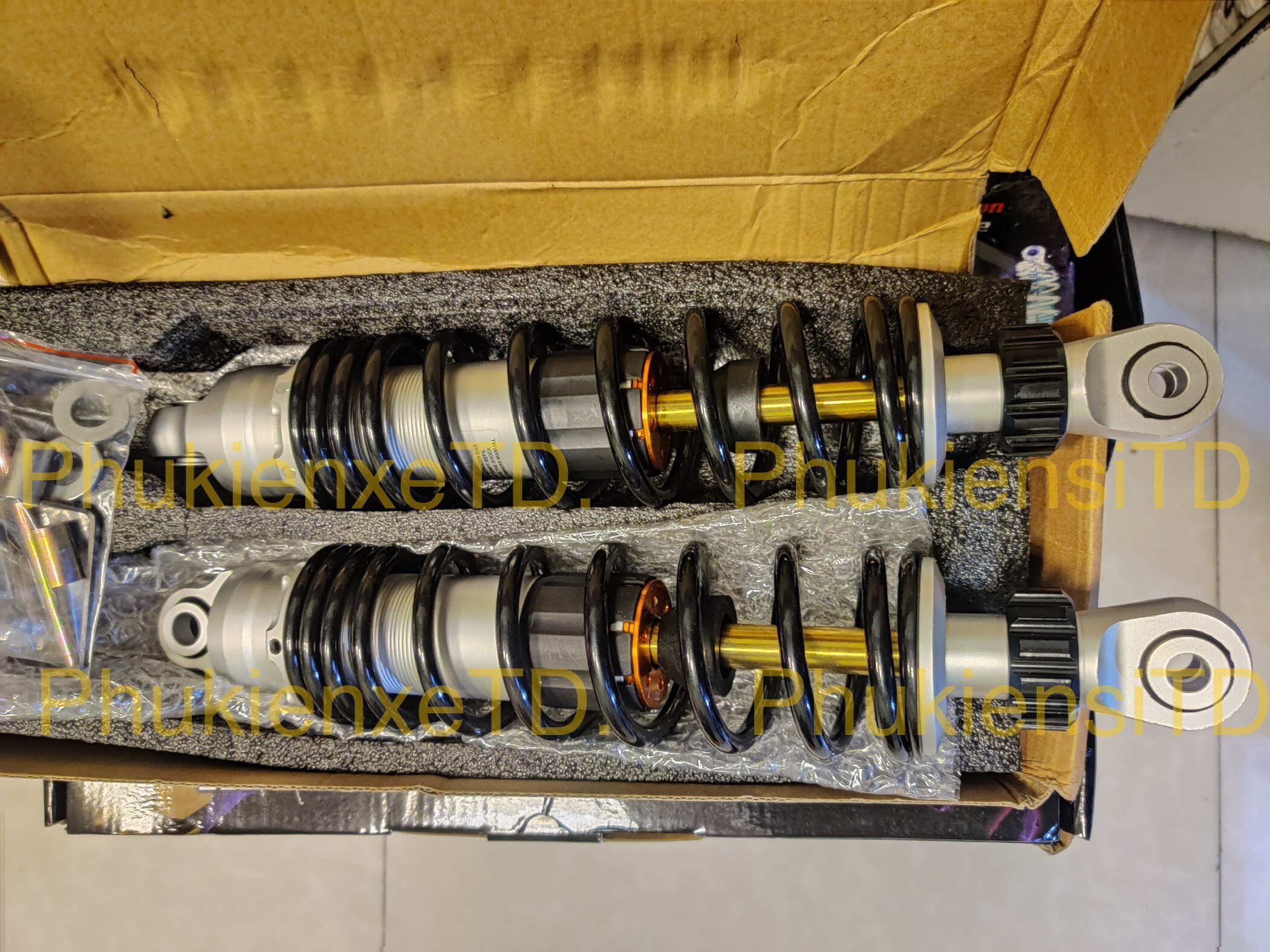 Phuộc OHLINS ty Vàng lắp Dr Wave Sirius Jupiter Win Cub Galaxy Magic Elegant Axelo Future Blade...