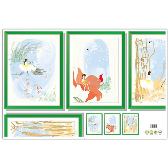 Wall sticker for home decor SK2025AB