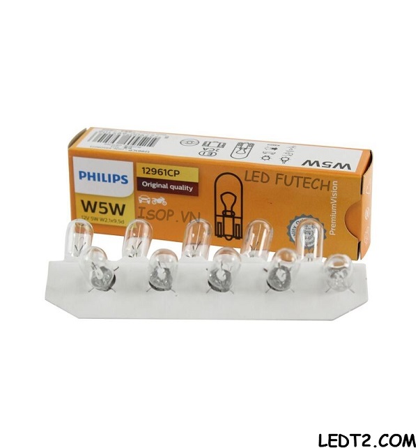 [LEDT2 ISOP] Đèn Halogen Philips T10, S25 [Số lượng: 1 bóng]