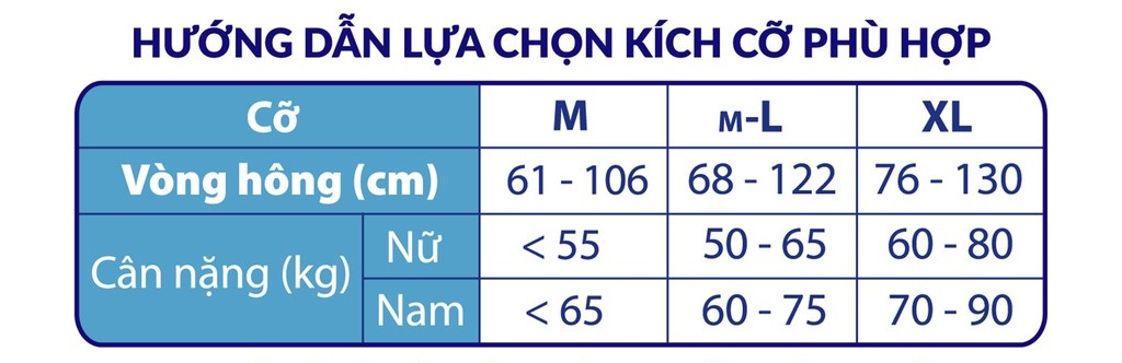 Tã dán người lớn Caryn M20/L20/XL20/XL10
