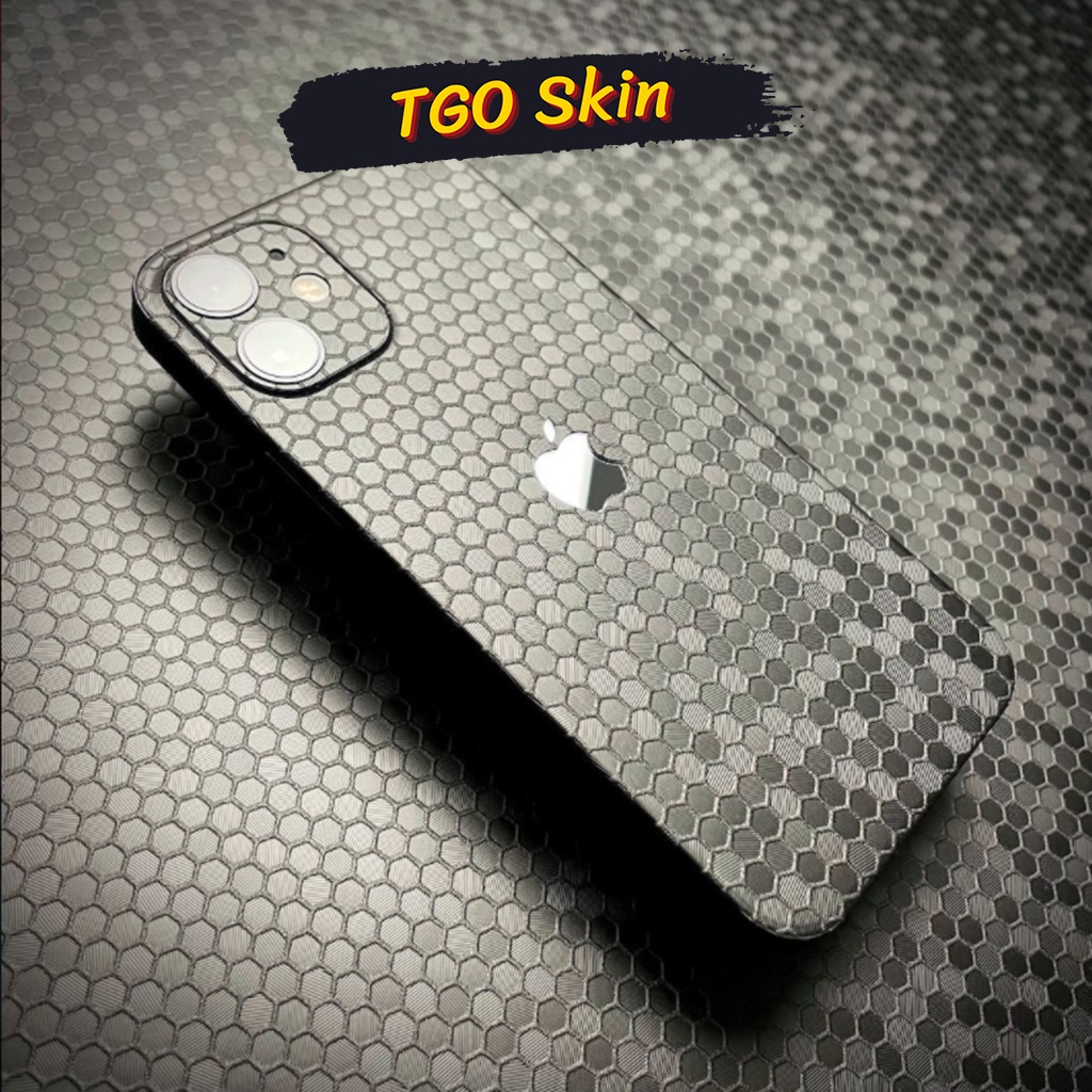 Miếng dán skin iPhone 5S / iPhone 5SE / iPhone 5 cao cấp Carbon / Matrix / HoneyComb
