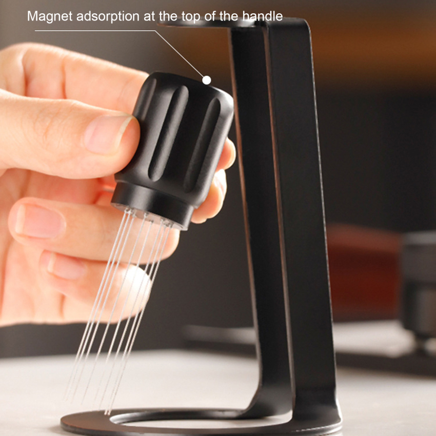 WDT Tools Coffee Needle Distributor Mag-netic Leveler Stirrer With Stand For Tamper Espresso Maker Accessories Barista Tools