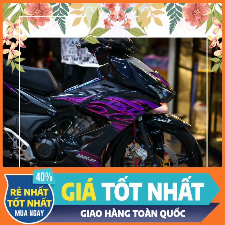 Tem rời Winner V2 - Mẫu RS150R lửa tím