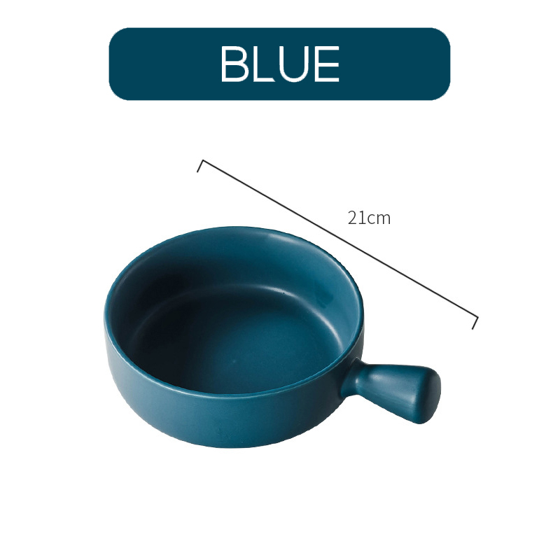 HLFACTORY Ceramic Bowl Baked Rice Bowl With Handle Lazada