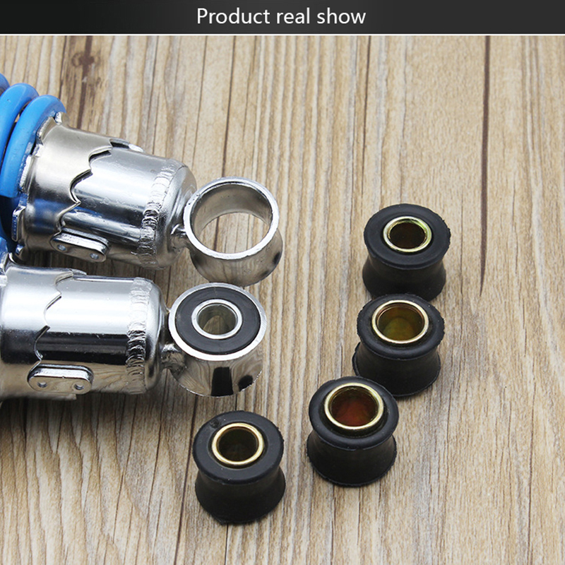1pcs Motorcycle Rear Shock Absorber Rubber Buffer Rubber 10mm 12mm Shock Absorber Bumper Block Sleeve Cushion Rubber Rings Moyao. 