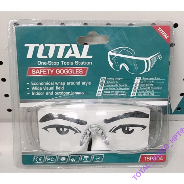 [Chính hãng] [Ảnh thật] Kính bảo hộ Total TSP304 Bảo Vệ Mắt [Hàng Chính Hãng]