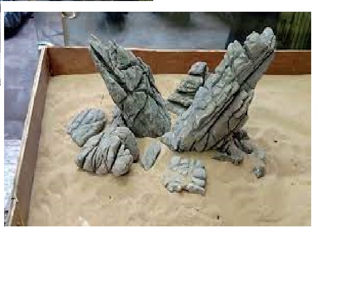 Đá da voi set up trang trí bể thủy sinh