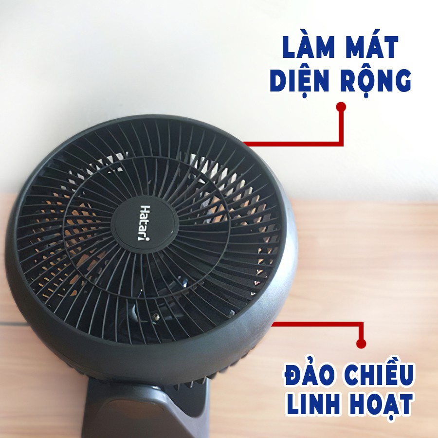 Quạt tản, để bàn Thái Lan Hatari HT-PS20M1 (màu ngẫu nhiên)