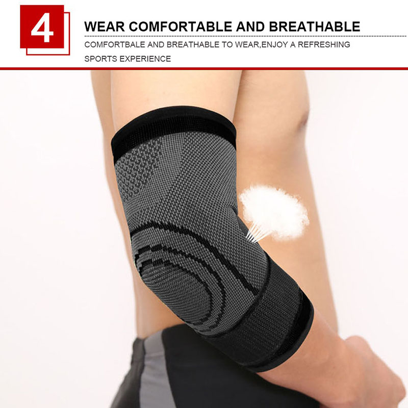 Yoomee 1 Chiếc Đai Khuỷu Tay Thể Thao Bó Đàn Hồi Bảo Vệ Băng Hỗ Trợ Găng Tay Bắp Chân, Tay, Khuỷu Tay Điều Trị Ống Tay Áo Thể Dục Đai Khuỷu Tay Đi Xe Đạp Chơi Golf
