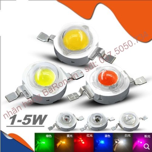Bóng led siêu sáng 5w (9 màu đèn) lựa chọn