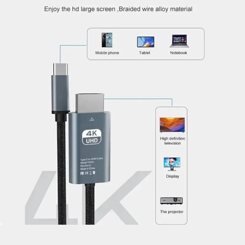 Type%20C%20To%204K%2030Hz%20HDMI-Compatible%20Adapter%20Cable%20Phone%20Monitor%20Screen%20HDTV%20Adapter%20Cable%20Computer%20Video%20Same%20Screen%20HDMI%20Cable%20-%20Image%209