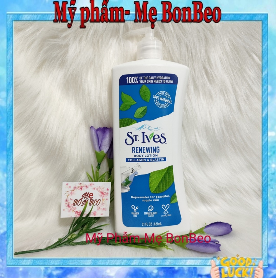 Sữa dưỡng thể St.Ives Vitamin E và Avocado 621ml