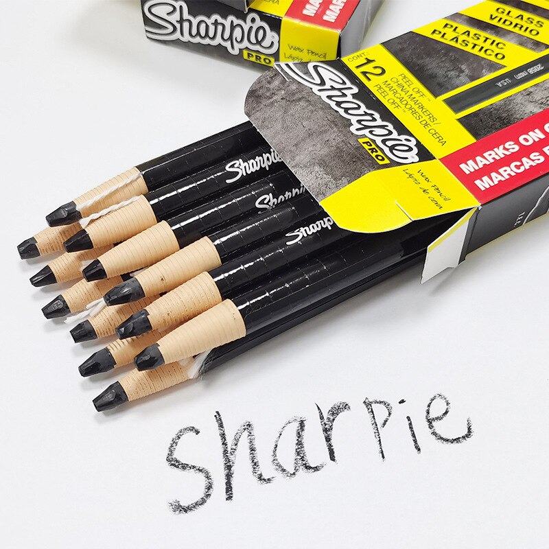 1Pcs Sharpie PEEL-OFF Color Pencils Marker China Marker Paper Roll Crayon  Marks on Metal Glass Easily Cleanly with A Damp Cloth