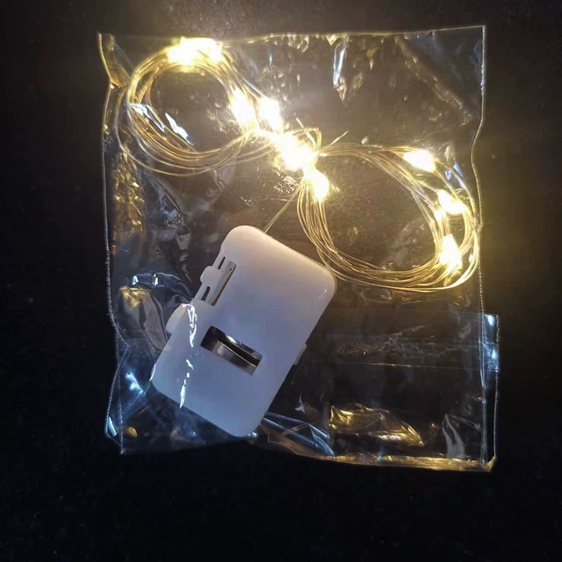 Dây đèn Led dùng pin ,dây đèn đom đóm - Loại Vuông