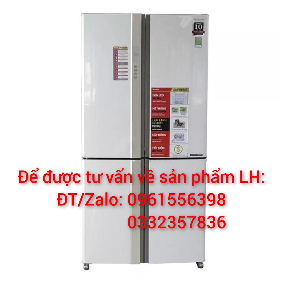 Tủ Lạnh Sharp Inverter SJ-FX680V-WH 678 Lít  Chính hãng