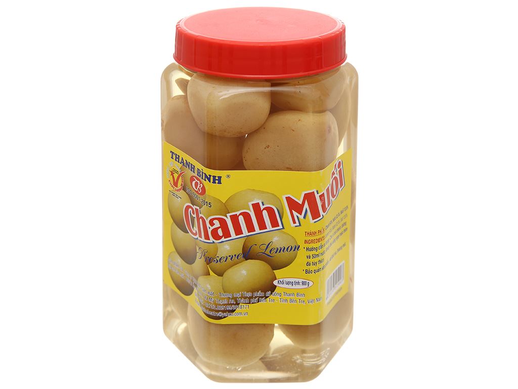 Chanh muối trái Thanh Bình hũ 900g