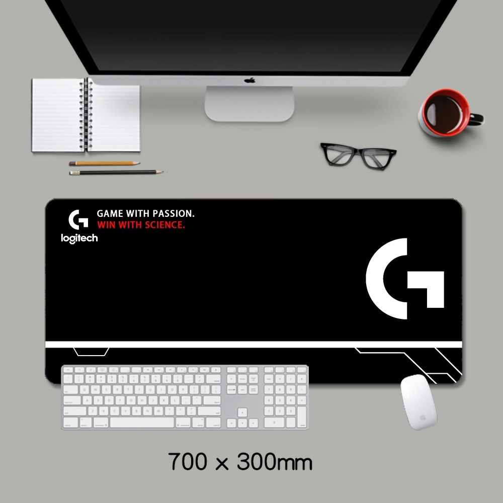 Extended Mousepad Logitech Mousepad Black and white Large